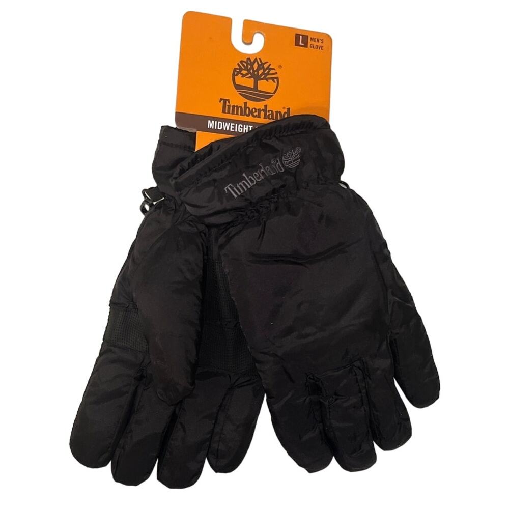 Timberland MIDWEIGHT COMMUTER Gloves - GL31248 - Size: L - Black - NWT